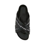 Mules Stella Mccartney Logo - Black - Femme
