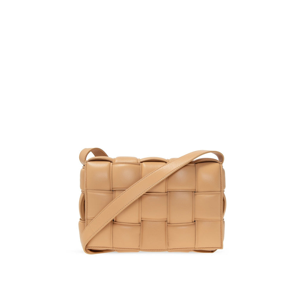 Bottega Veneta Padded Cassette Shoulder Bag - Beige - Femme