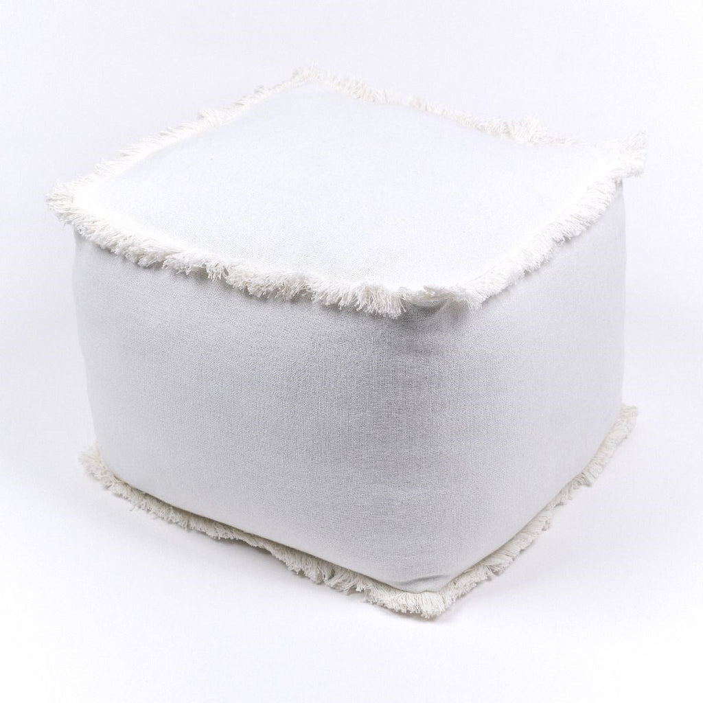 Indies - Pouf - Blanc