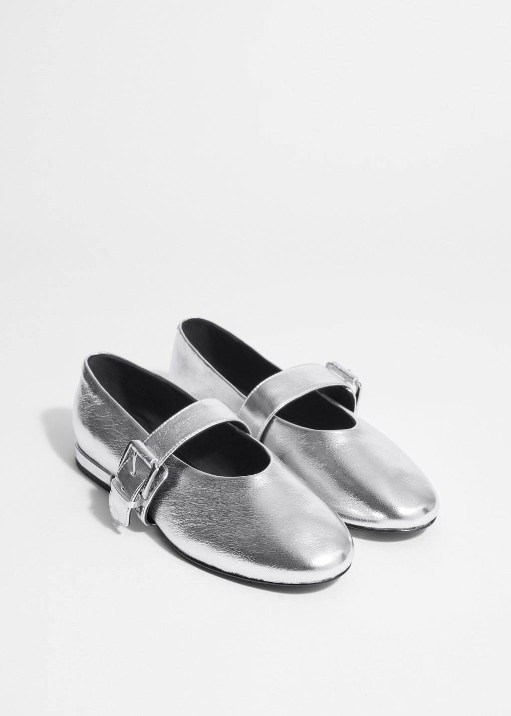 Ballerines Alessa À Brides Croisées - Argentées