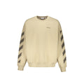 Sweatshirt Off-White Logo - Beige - Homme