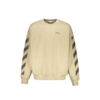 Sweatshirt Off-White Logo - Beige - Homme