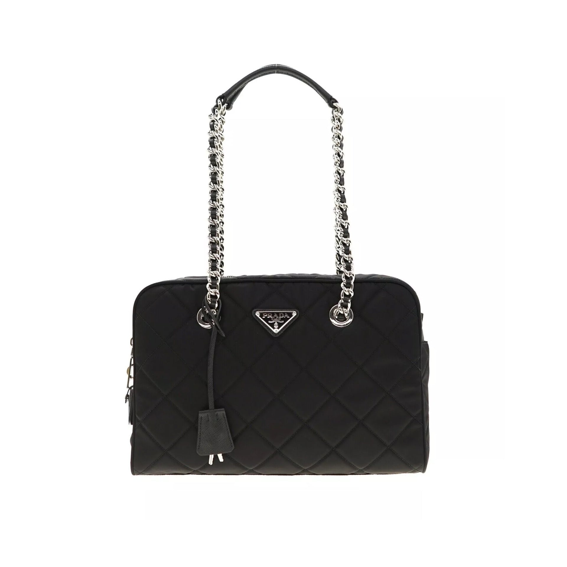 Prada - Sac Bandoulière Quilted Nylon - Femme - Black