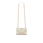 Saint Laurent - Sac Envelope Small - Femme - Ivory