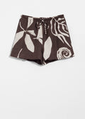 Short St Nadia En Lin Marron