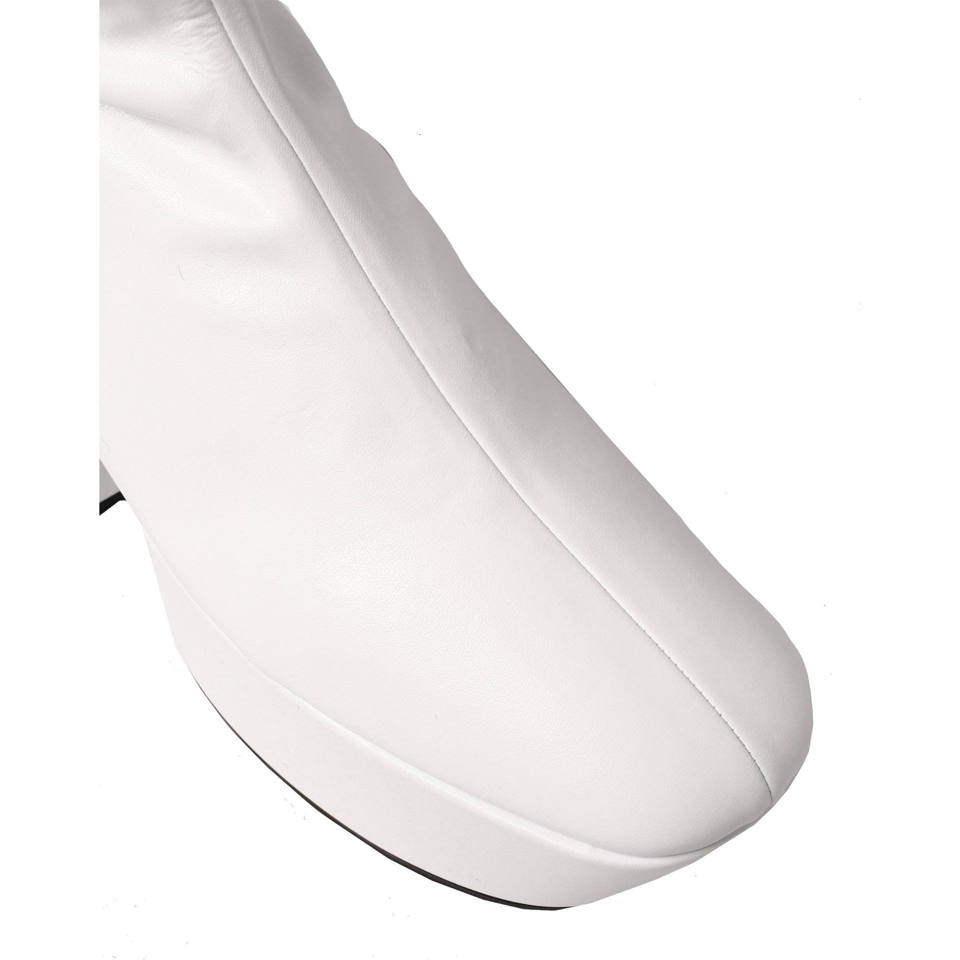 Bottes - Prada Platform Pull On  - White