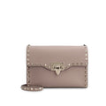 Valentino Garavani Rockstud Leather Crossbody Bag - Pink - Femme