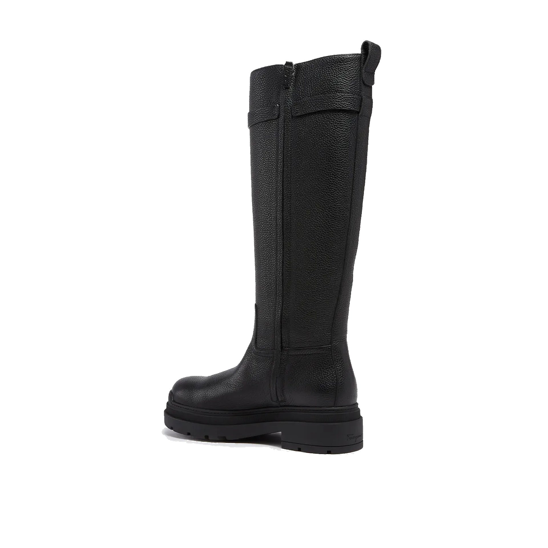 Bottes Salvatore Ferragamo Leather - Black - Femme