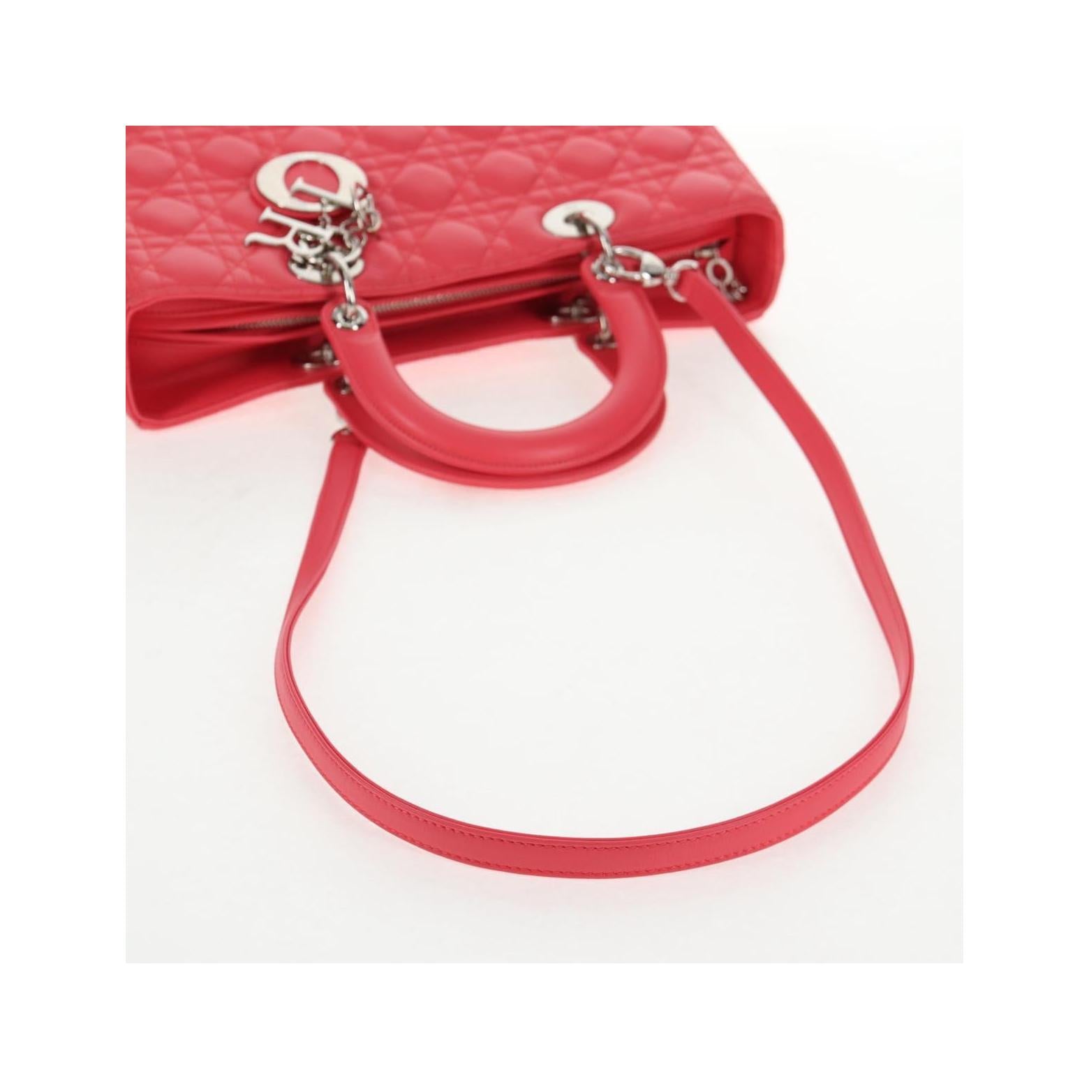 Sac À Main Lady Dior Christian Dior Rose