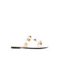 Sandales Valentino Garavani Roman Stud Leather - Cream - Femme