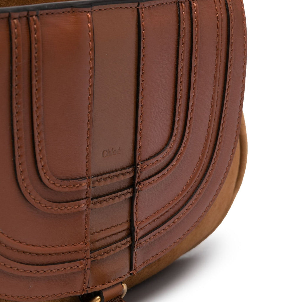 Chloe' Marcie Shoulder Bag - Brown - Femme