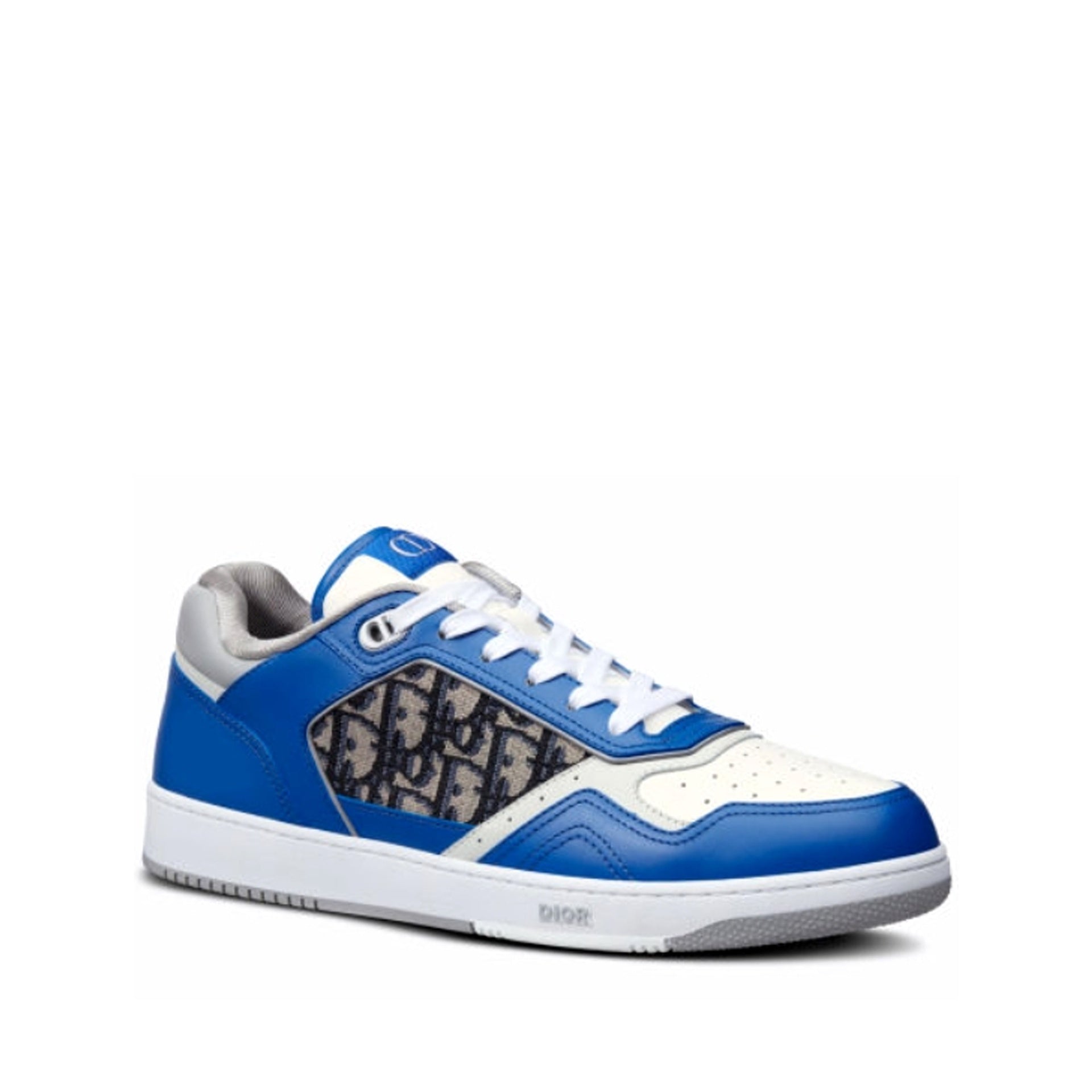 Baskets Dior Oblique Leather - Blue - Homme