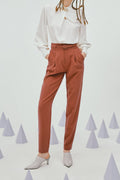 Lily - Pantalon - Marron Châtaigne