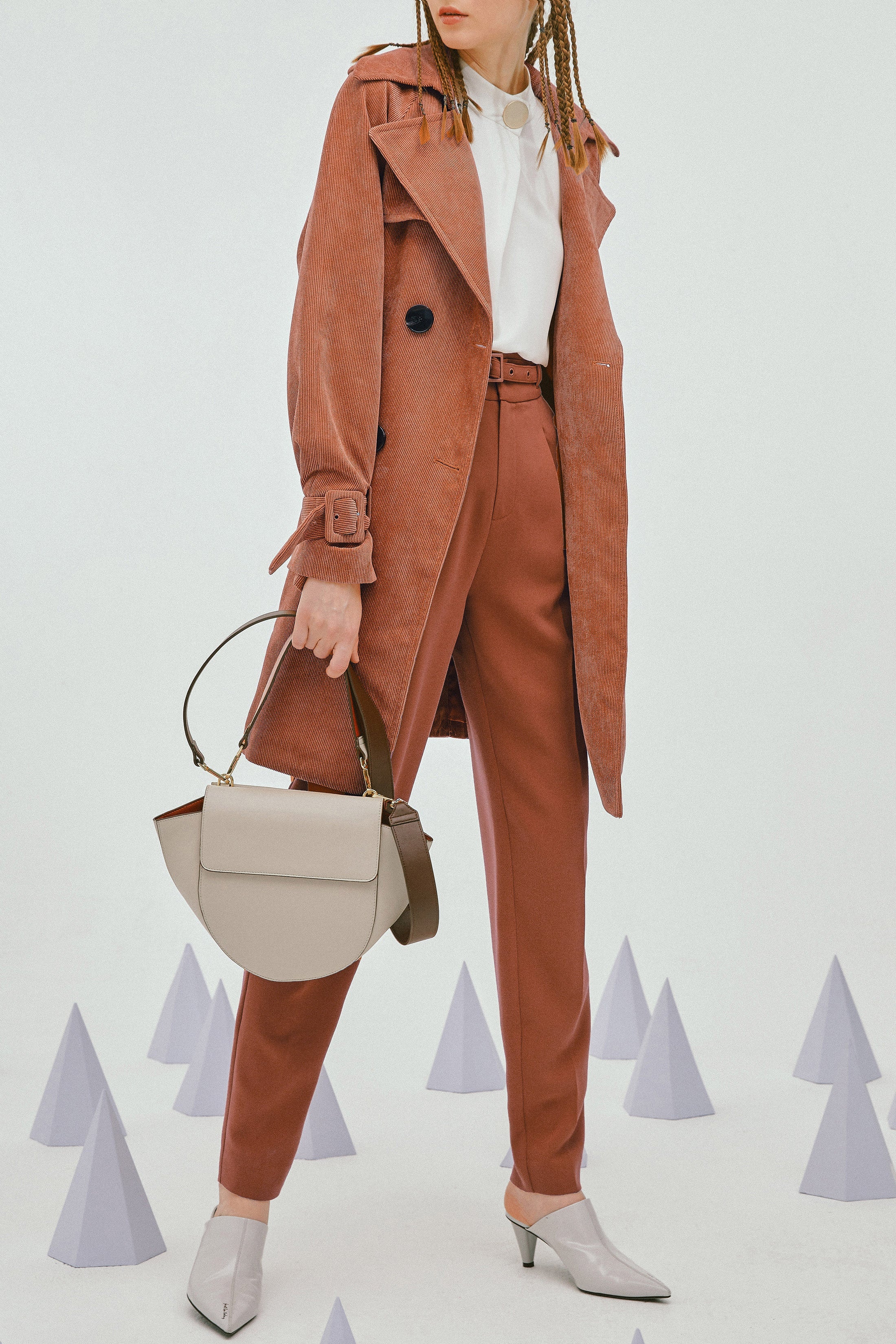 Lily - Pantalon - Marron Châtaigne
