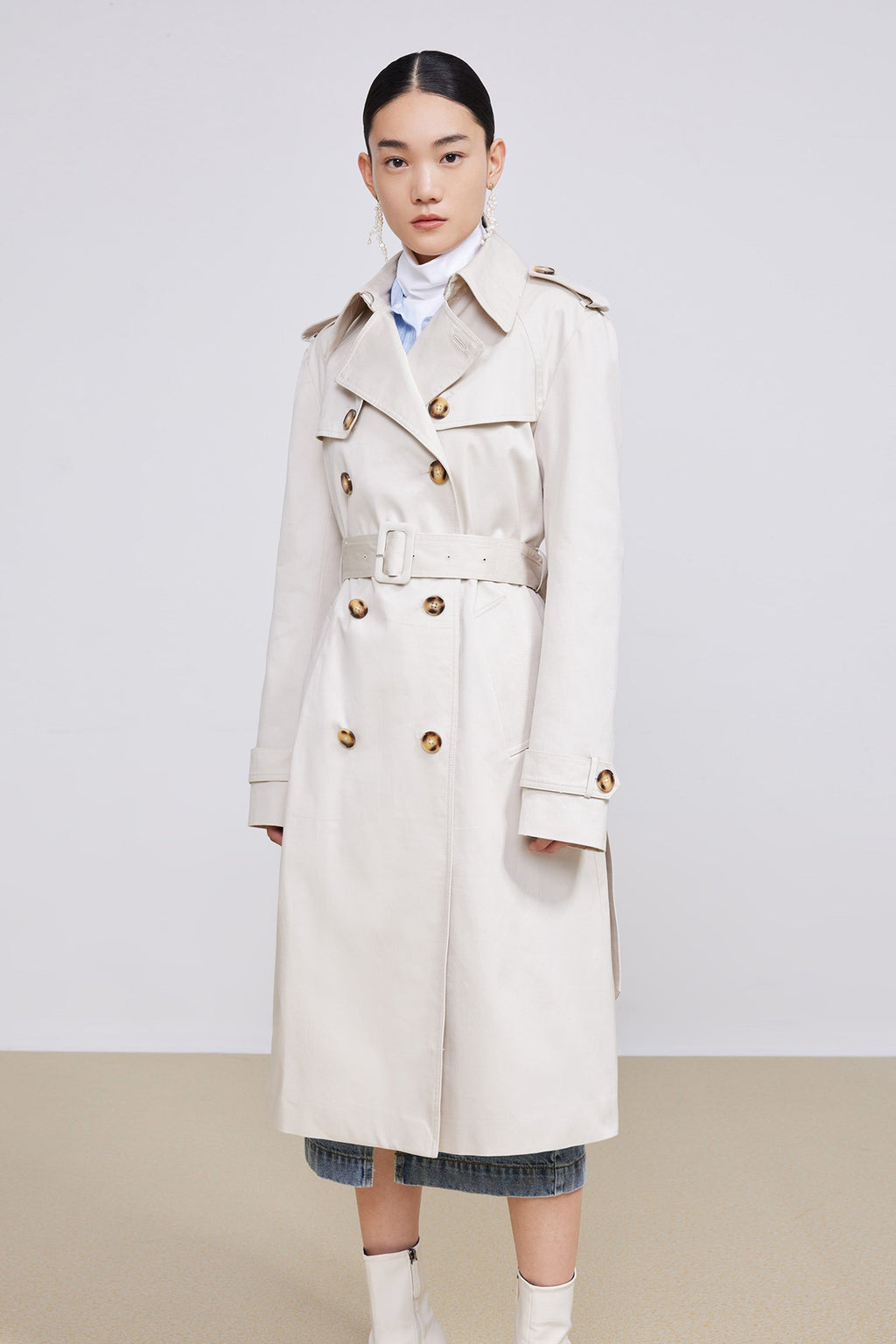 Lily - Manteau - Kaki Clair