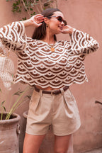 AARAN Chocolat - Maille Crochet