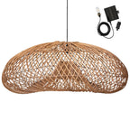Sevia - Suspension Solaire - Rotin - Beige