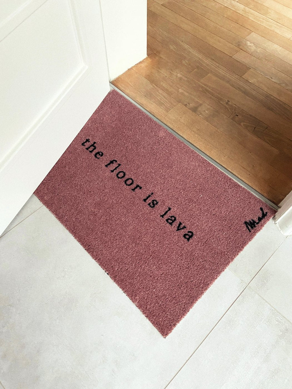 Tapis Abby - Dusty Pink