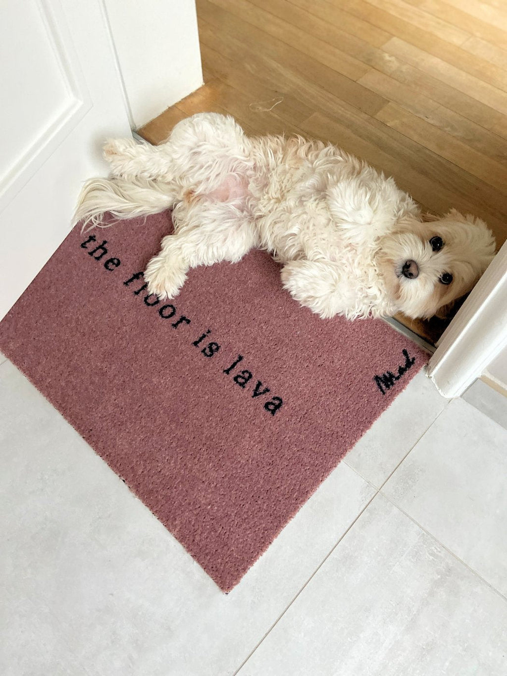 Tapis Abby - Dusty Pink