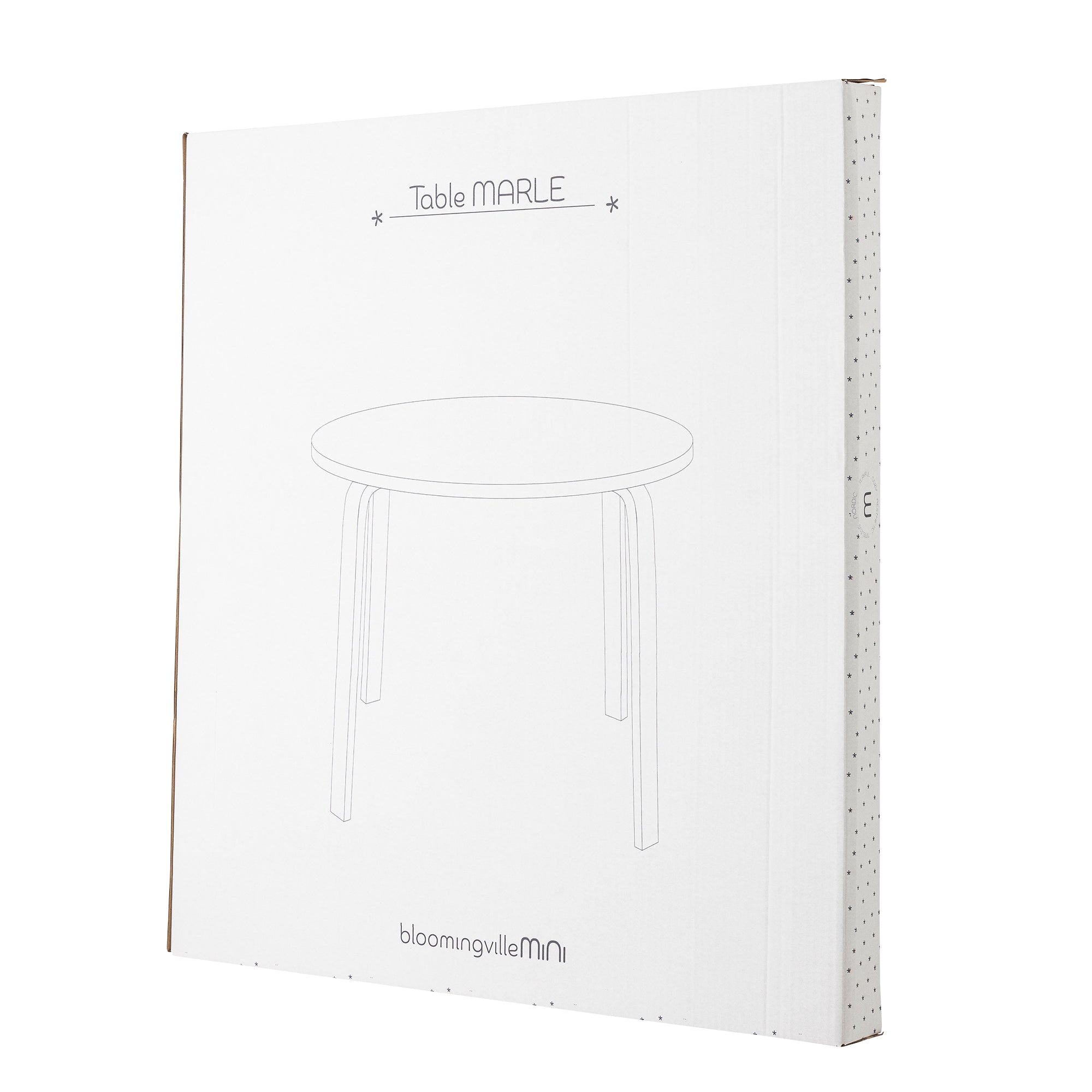 Marle - Table - Naturel - Mdf Fsc®100%