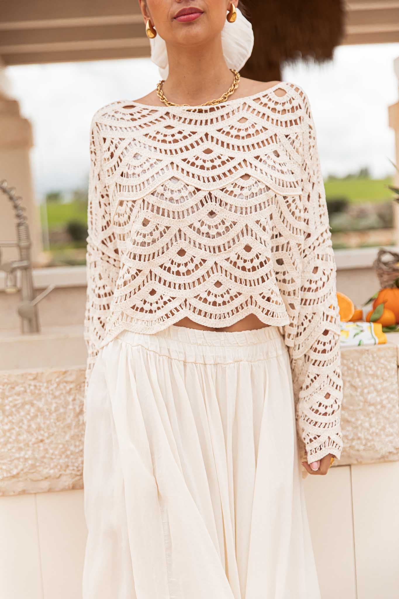 ABSA Beige - Maille Crochet