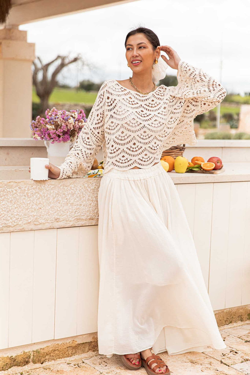ABSA Beige - Maille Crochet