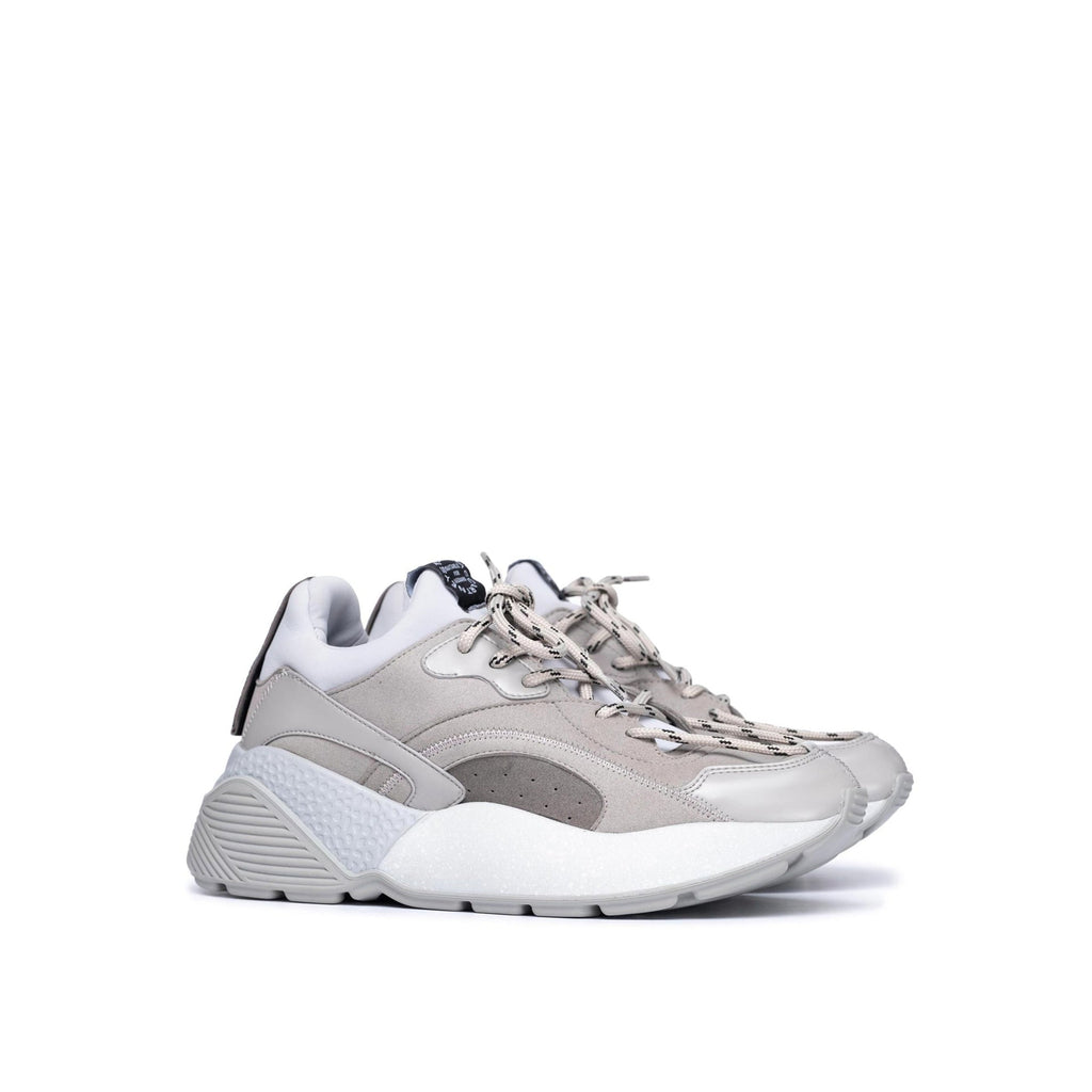 Baskets Stella Mccartney Eclypse Alter Faux Suede - Grey - Femme