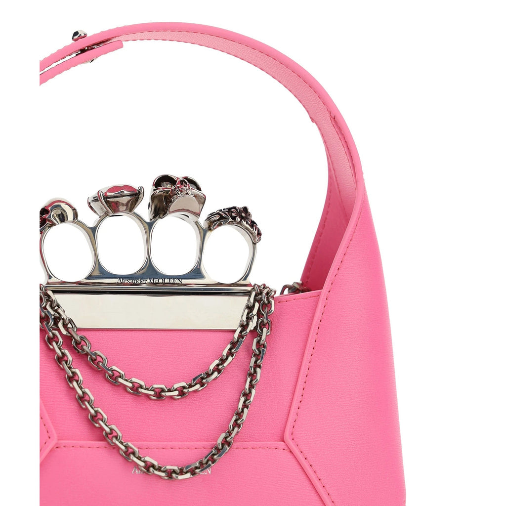 Alexander Mcqueen Jewelled Handbag - Pink - Femme