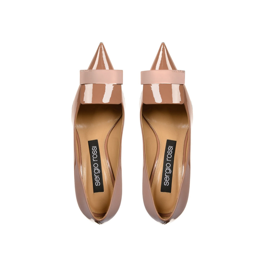Escarpins - Sergio Rossi Leather - Nude