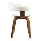 achat chaise accoudoirs blanc pieds bois fonce