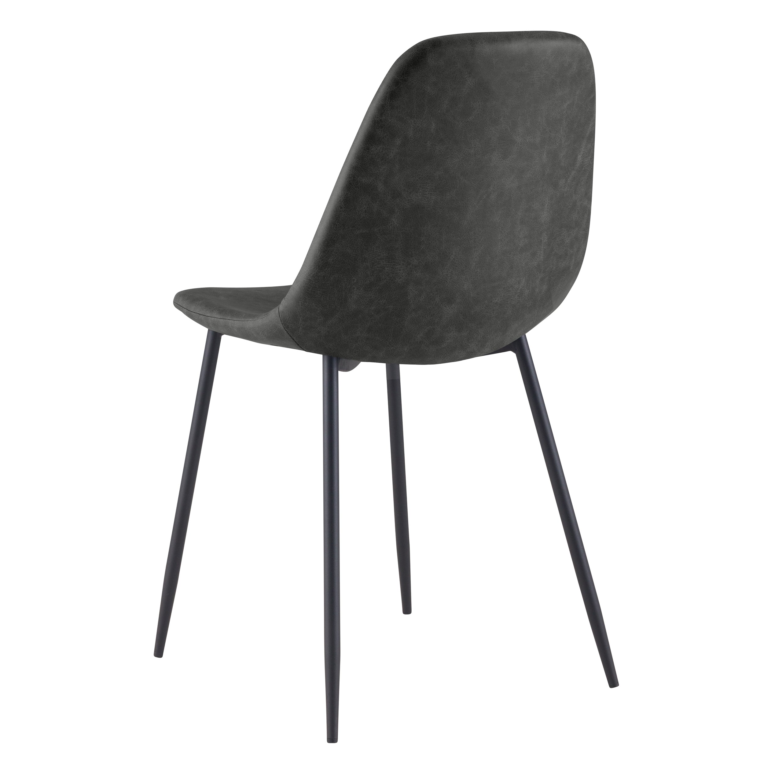 achat chaise assise noire pieds metal