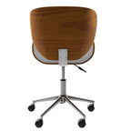 achat chaise bureau blanche pivotante rembouree pu hauteur assise reglable