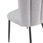 achat chaise confortable assise tissu pieds metal