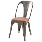 achat chaise confortable grises et marron