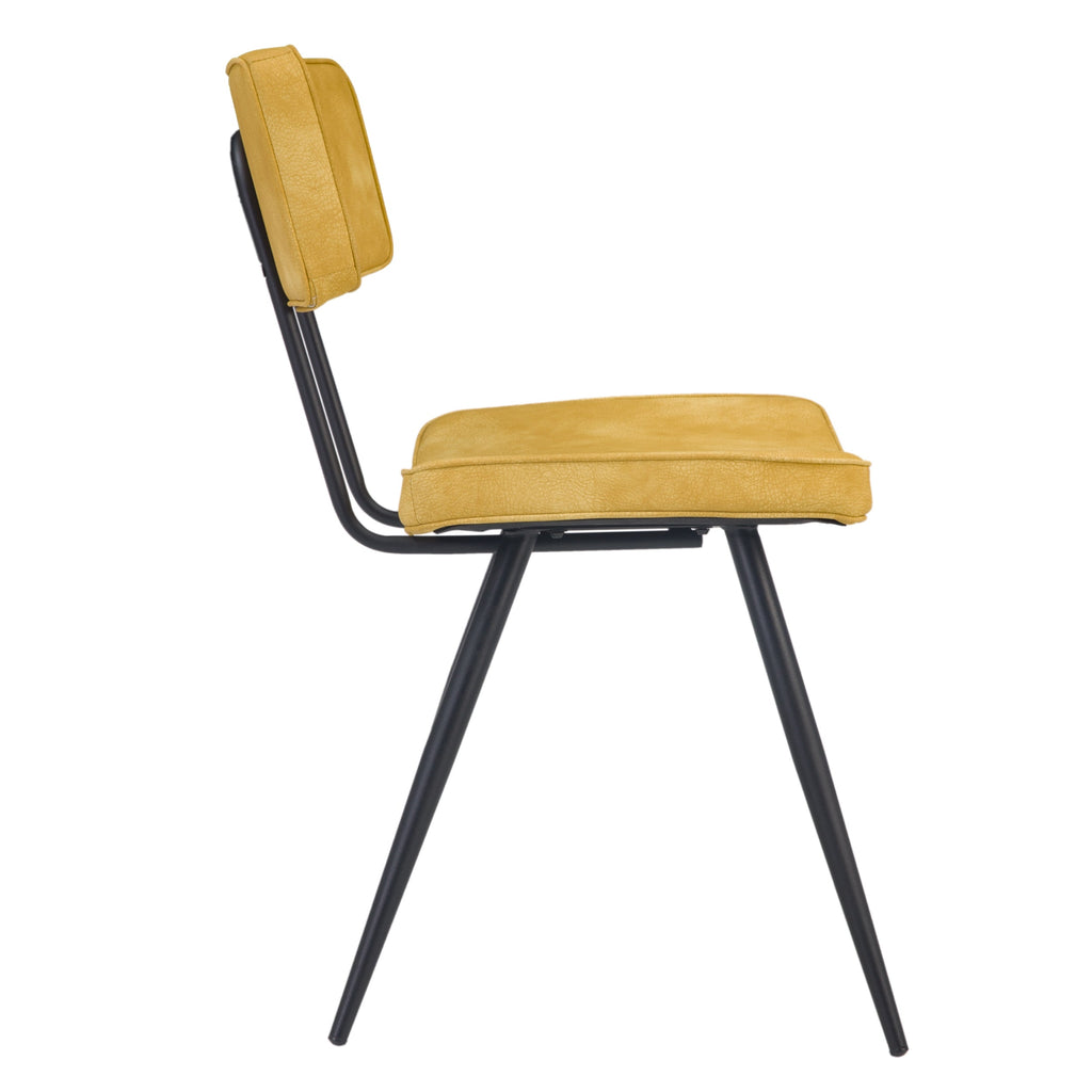 achat chaise confortable jaune