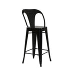 achat chaise de bar assise confortable metal