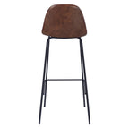 achat chaise de bar assise synthetique pieds metal