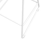 achat chaise de bar blanche duo design