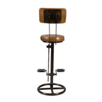 achat chaise de bar confortable en cuir