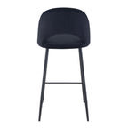 achat chaise de bar confortable noire confort