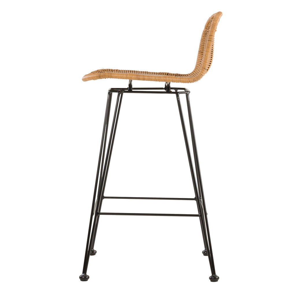 achat chaise de bar en resine tressee naturelle