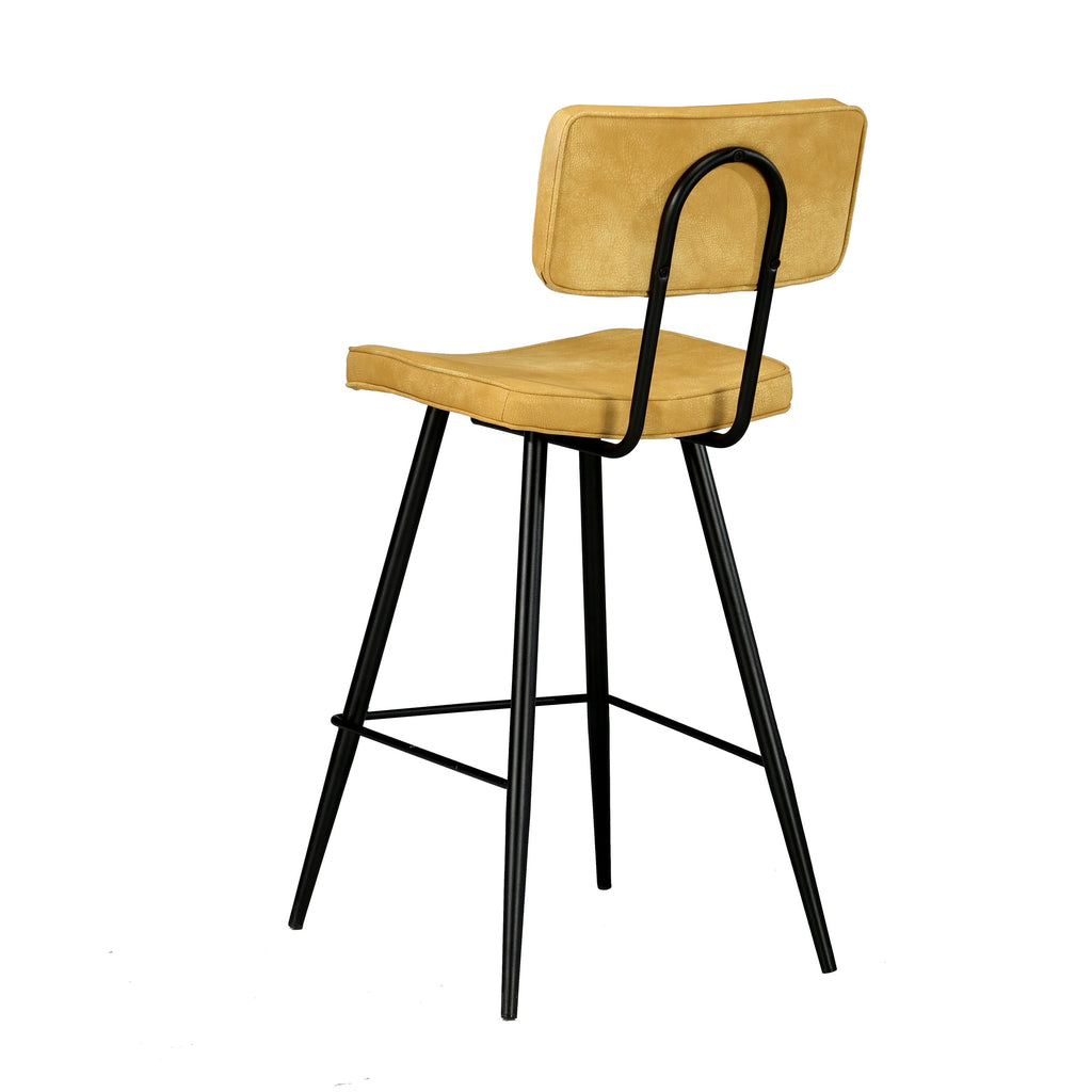 achat chaise de bar jaune