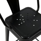achat chaise de bar lot de 2 noire