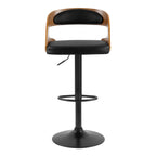 achat chaise de bar noire bois simili