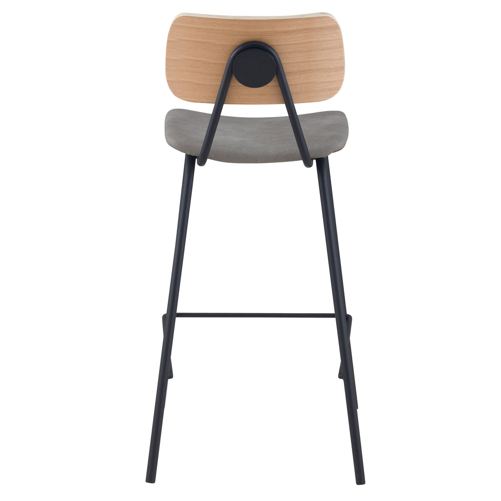 achat chaise de bar vintage en bois