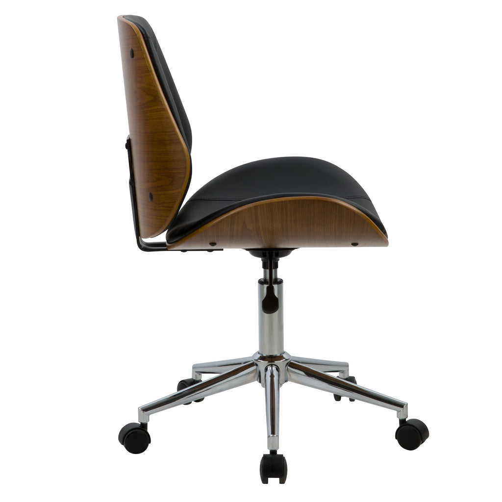 achat chaise de bureau en synthetique et bois