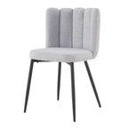 achat chaise grise en tissu chine