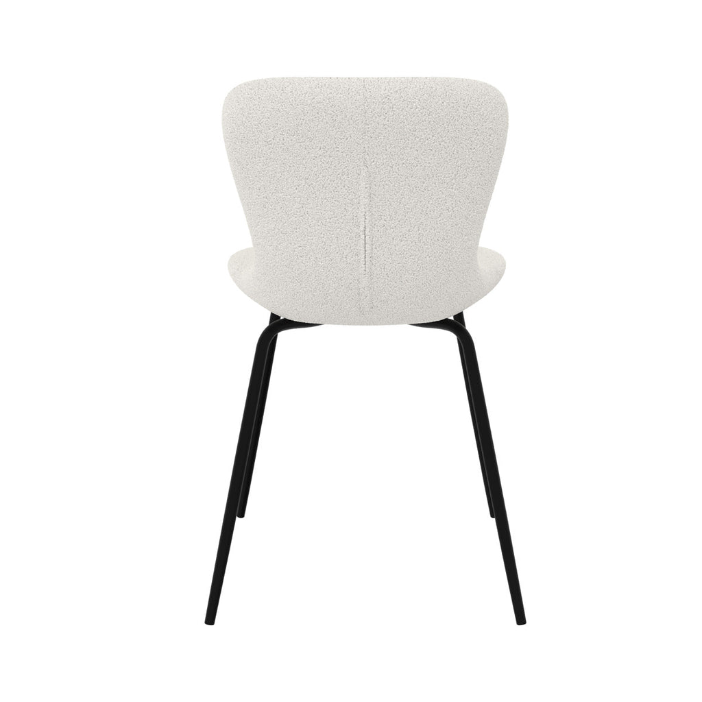 achat chaise laine bouclette blanche koko