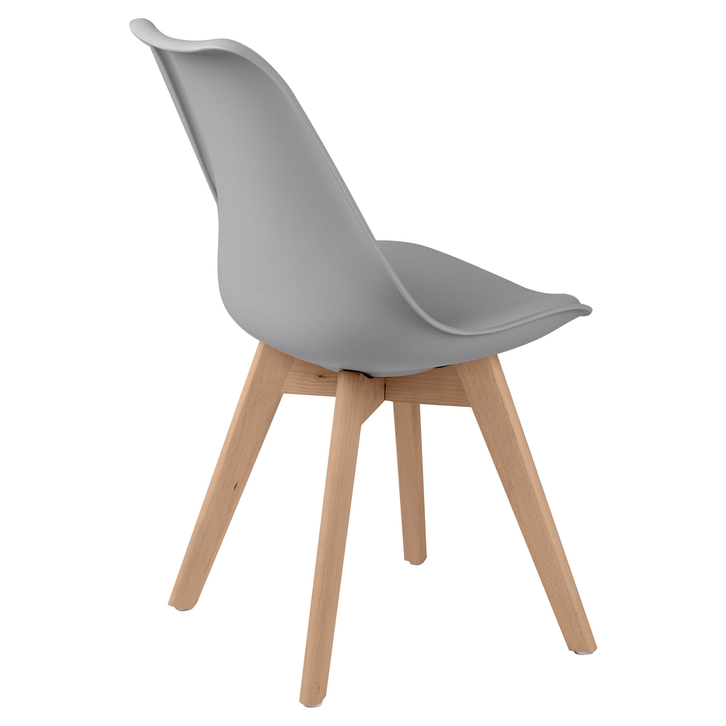 achat chaise lot de 2 grise