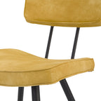 achat chaise lot de 2 jaune vintages